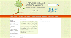 Desktop Screenshot of forum2011.funecsantafe.edu.br