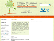 Tablet Screenshot of forum2011.funecsantafe.edu.br